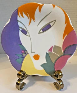 Vintage 1986 Sango Visage Collection by Larry Laslo Plate ~ 8 5/8" HANKOOK - Bild 1 von 6