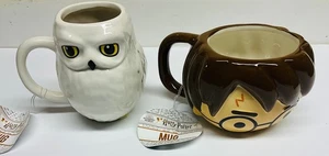 Taza de té de café de cerámica Harry Potter Paladone 20 oz y 18 oz Hedwig Owl taza de cerámica - Imagen 1 de 6