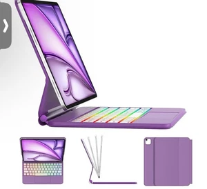 KVAGO Keyboard Case for iPad Air 11-inch(M3/M2)iPad Pro11 (1-4 Gen)iPad Air 4,5G - Picture 1 of 10