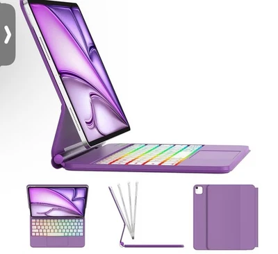 KVAGO Keyboard Case for iPad Air 11-inch(M3/M2)iPad Pro11 (1-4 Gen)iPad Air 4,5G - Image 1 of 4