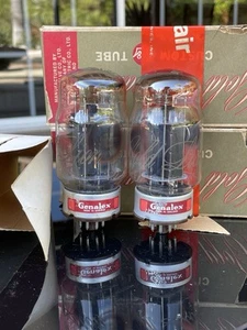 Pair GENALEX GOLD MONARCH KT88 KT-88 Tubes UK Made w Orig Boxes TV7 TESTED - Picture 1 of 18