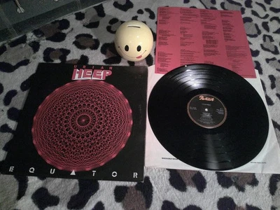 URIAH HEEP EQUATOR VINYL UK 1ST PRESS NEAR MINT ROCK METAL AUDIO ORIGINAL VINYL Foto 1 de 4