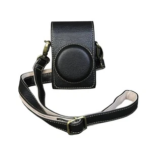 PU Leather Camera Bag Case Shell for Sony ZV-1 1F II G7X3 G7X2 SX740 Ricoh GR3 - Picture 1 of 51