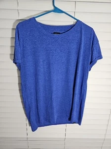 Prana Damen-Shirtbluse Größe L Blau Kurzarm - Bild 1 von 6
