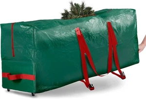 Bolsa de almacenamiento grande para árbol de Navidad con ruedas para árboles artificiales desmontados de 7 pies - Imagen 1 de 13