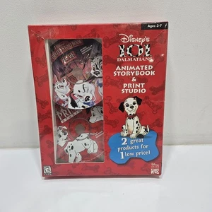 2 CD-ROM Disney's 101 Dalmatians Animated StoryBook & Print Studio (Windows/Mac) - Picture 1 of 10