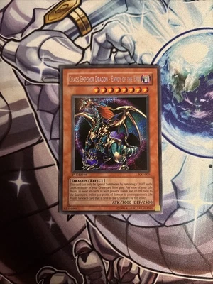(YL) Yu-Gi-Oh! Chaos Emperor Dragon Envoy of the End 1st Edition IOC-000 LP - Image 1 of 4