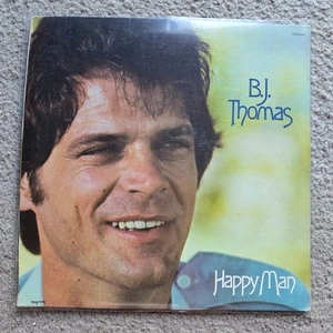 B.J. THOMAS Happy Man LP Vinyl Record 12" MYRRH - Picture 1 of 5