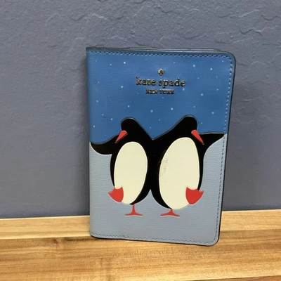 Kate Spade Arctic Friends Penguin Passport Holder - Image 1 of 4