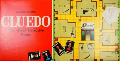 Vintage 1972 Waddingtons Cluedo The Detective Board Game - (8+)  ~ Complete - Image 1 of 4