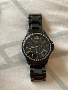 Fossil Watch Black Ceramic CE1011 - Picture 1 of 8