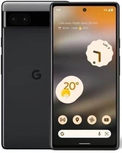 Google Pixel 6a Smartphone 128GB Schwarz Charcoal - Hervorragend - Bild 1 von 8