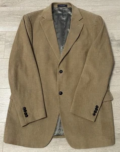 Dockers Sport Coat Men’s Size 44L Tan Corduroy Single Vented - Picture 1 of 8