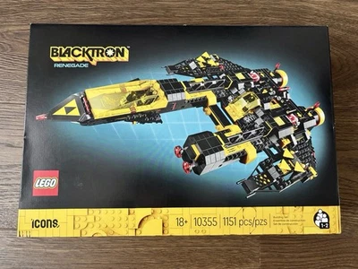 Nuevo LEGO Icons 10355 Blacktron Renegade Sellado 1151 Piezas Sellado - Caja Imperfecta Foto 1 de 4