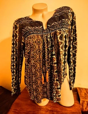 PRECIOSA BLUSA AMÉRICA VINTAGE MUJER TALLA M Foto 1 de 4