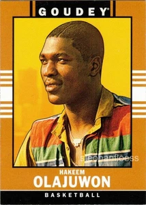2014 Upper Deck Goodwin Champions Goudey #13 Hakeem Olajuwon Houston Rockets - Picture 1 of 1