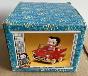 GREAT SHAPE Chevy Betty Chevy Bel Air Bobber With Box 10853 GM Boop Red - Picture 1 of 10
