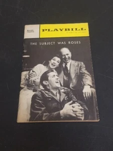 The Subject Was Roses Royal Theater Playbill Magazine 1964 Play - Picture 1 of 5
