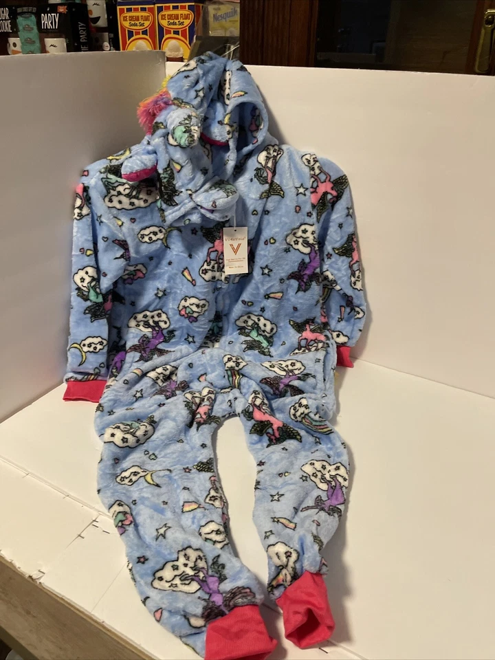 Niños Animal Una Pieza Pijama Disfraz Juegos con disfraces Prendas para dormir Mono Unicornio Foto 1 de 4