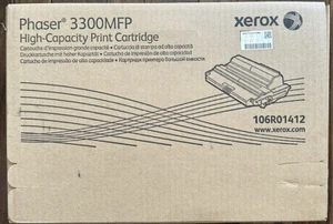 Genuine Xerox 106R01412 High-Capacity Black Toner for Phaser 3300MFP - Picture 1 of 2