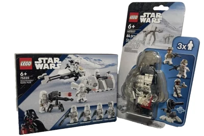 LEGO Star Wars Hoth Battle Packs Snowtrooper 75320 + Defence of Hoth 40557 - Image 1 of 3