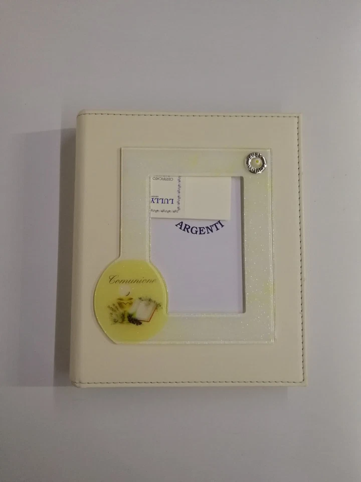 Album Fotografico In Argento Regalo Prima Comunione 22 x 26 - Immagine 1 di 1