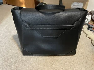 Honest Company Urban Convertible Tote Rucksack Wickeltasche - Neu - Schwarz - Vegan - Bild 1 von 11