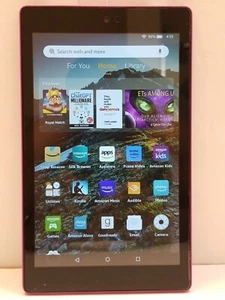 Amazon Kindle Fire HD 8 6th Gen. (PR53DC) 8" Tablet - 16GB - Magenta - Picture 1 of 5