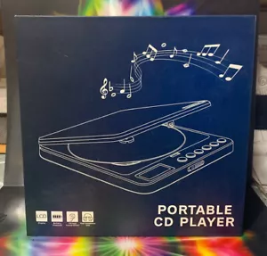 🚩MONODEAL Portable CD PLAYER MODEL CW606 , CD MP3 WMA CD-R CD-RW LCD Brown - Picture 1 of 9
