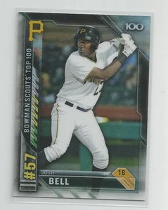 2016 Bowman Chrome JOSH BELL Bowman Scouts' Top 100 - Foto 1 di 1
