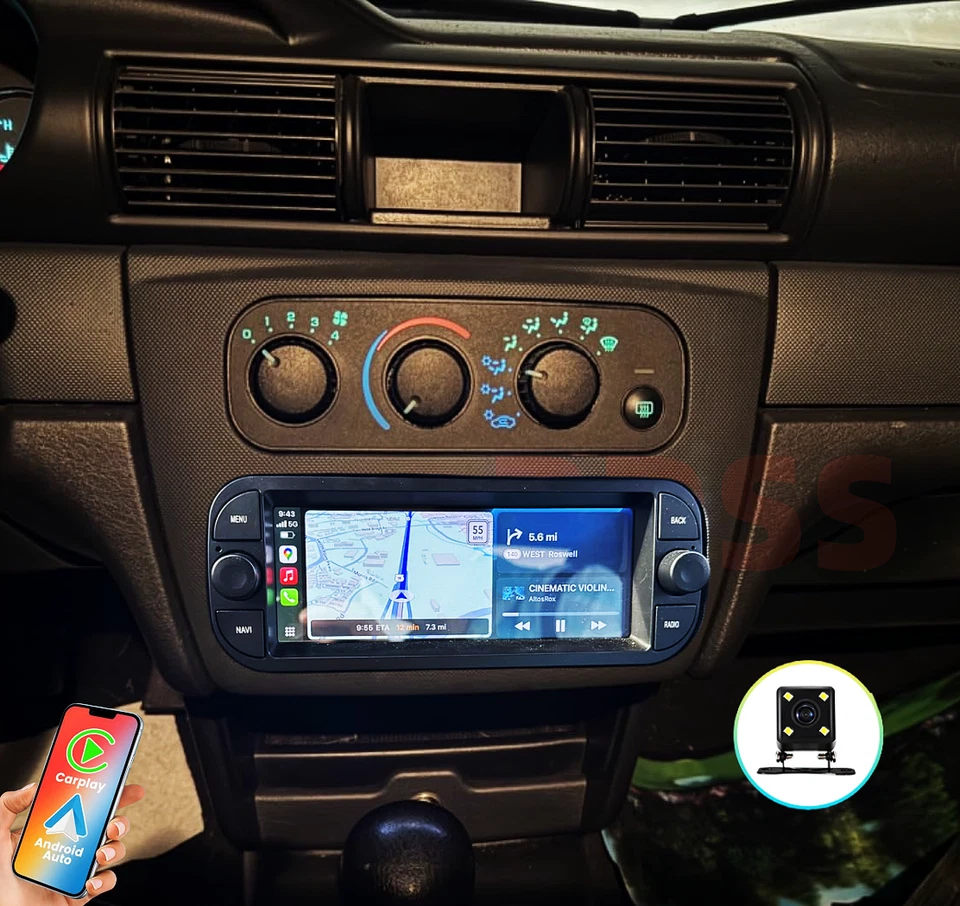 For 2001-2006 Chrysler Sebring Android 13 Navi CarPlay Car Stereo Radio GPS WiFi Foto 1 de 4