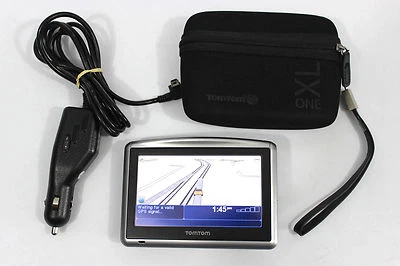 TomTom ONE XL GPS 4.4" Touchscreen Bluetooth N14644 Case & Car Charger Bundle - Image 1 of 4