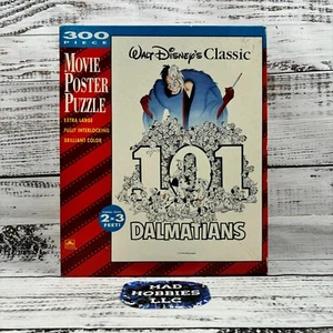 Vintage 101 Dalmatians Walt Disney Classic Movie Poster Puzzle 300ps NEW Sealed - Picture 1 of 8