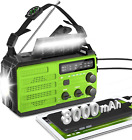 Premium Wind  up  Radio , 8000Mah  Hand  Crank  Solar  Radio , Am / Fm  Emergenc