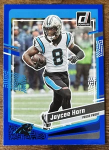 Jaycee Horn - 2023 Panini Donruss - Press Proof Blue #43 - Carolina Panthers - Picture 1 of 2