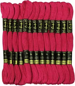 Anchor Threads Stranded Cotton Thread Cross Stitch Hand Embroidery Floss Magenta - Picture 1 of 5