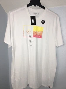 White Hurley Graphic Tees NEW - Picture 1 of 2