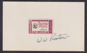 Walt Rostow 1916-2003, National Security Advisor to President Lyndon B. Johnson - Picture 1 of 1