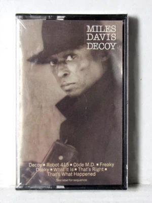 Miles Davis "Decoy" NEW/SEALED Cassette Tape album Jazz buy 2 get 1 FREE - Image 1 of 3