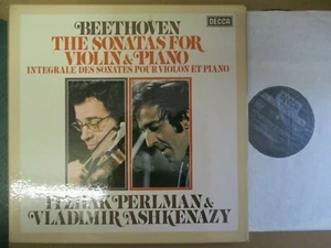 D92D 5 Beethoven Sonatas for Violin and Piano / Perlman / Ashkenazy / 5 LP box  - Picture 1 of 1