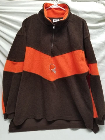 Vintage 2000 The Edge Cleveland Browns Fleece Sweater Size XL Cover