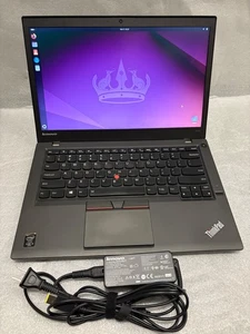 Lenovo ThinkPad T450s i5-5300U 4GB 16GB SSD 500GB HDD Linux Ubuntu 24.04 LTS - Picture 1 of 8