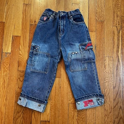 Jeans de mezclilla vintage para niños FUBU The Collection talla 7 Foto 1 de 4