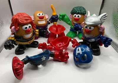 Mr. Mini Cabeza de Patata Piezas Mezclables Marvel Avengers Hasbro Lote Mixto Incompleto Foto 1 de 3