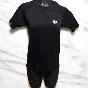 Women’s Best Power Black Compression Seamless Athletic T-Shirt Short Sleeve M - Picture 1 of 12