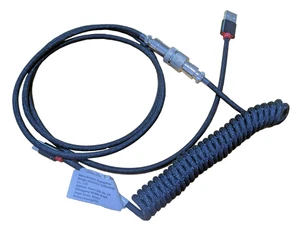 Teclado mecánico desmontable MAMBASNAKE C04 USB-C en espiral a un cable aviador - Imagen 1 de 3