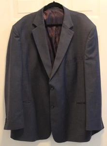 Jack Victor JV Reflex Blue 2-Button Blazer Suit Jacket Mens Size 52R Glen Check - Picture 1 of 13