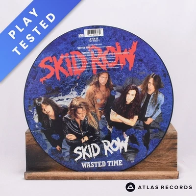 Skid Row Wasted Time Limited Edition Orlake 12" Single Vinyl Record - EX - Image 1 of 4