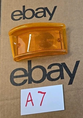 NORS 1961-1962 Ford Econoline Van Front RH Amber Parking Lamp Lens    - Image 1 of 2