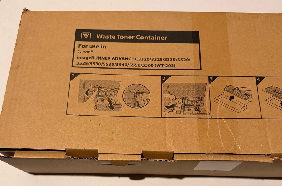 Contenedor de tóner de residuos compatible con Canon WT-202 NUEVO Foto 1 de 1